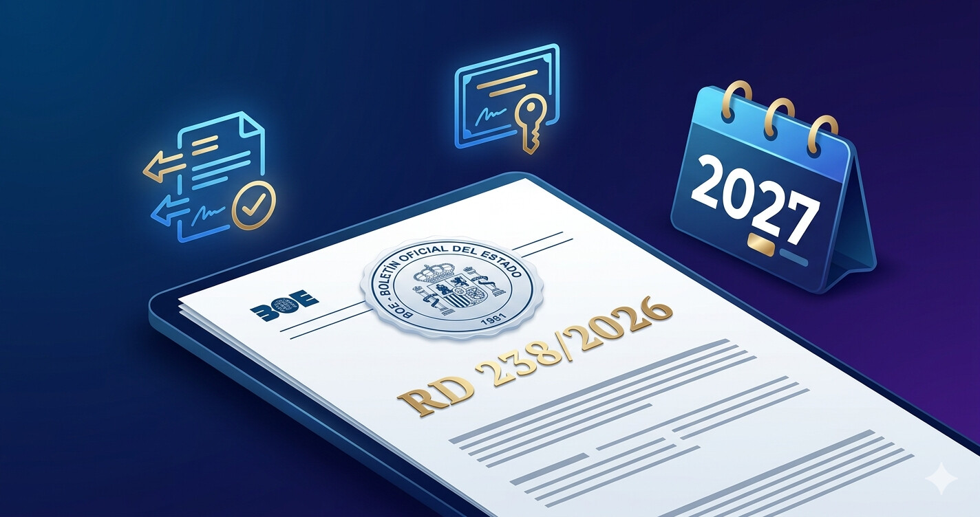 RD 238/2026 Factura Electrónica B2B Publicado en BOE: Los 7 Cambios que Afectan a Tu Gestoría, Plazos Obligatorios y Checklist Adaptación Completa | COPILOT GESTORIA